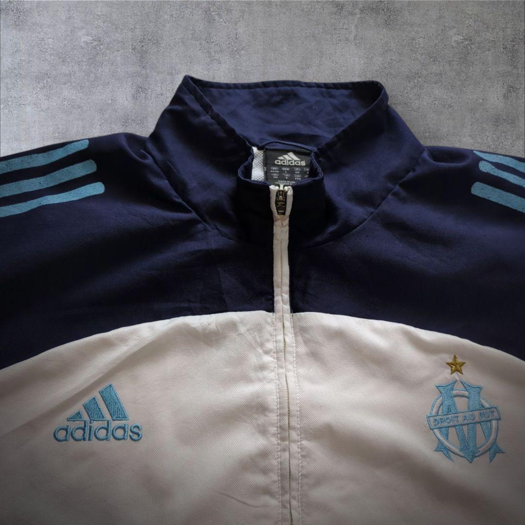 【00s adidas】 トラックジャケットマルセイユティファニーブルーsale