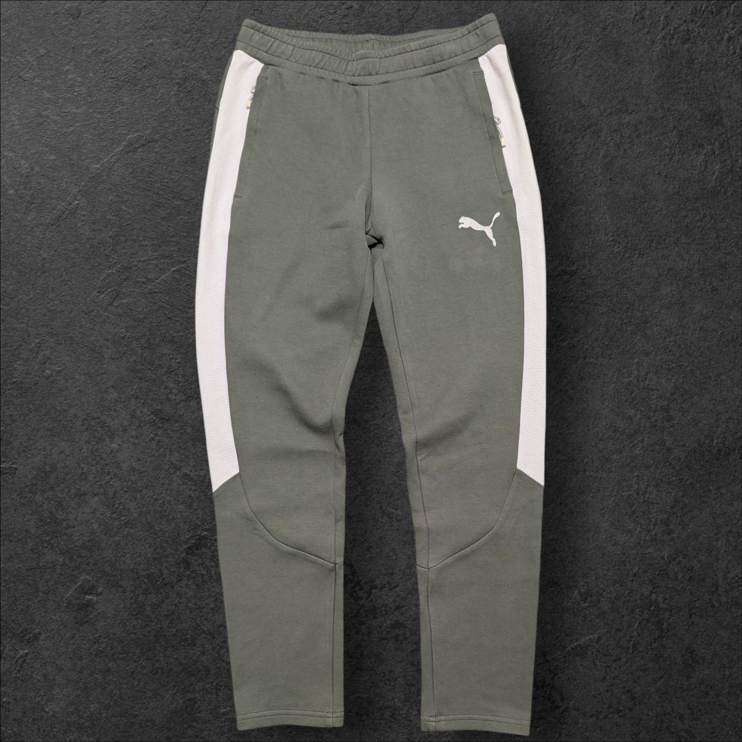 PUMA フード付きジャージ上下セット オリーブグリーン