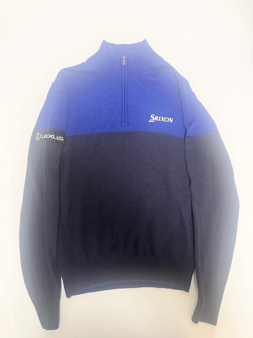 【美品‼️】Srixon レクサス　松山英樹　ハーフジップセーター ゴルフ　M