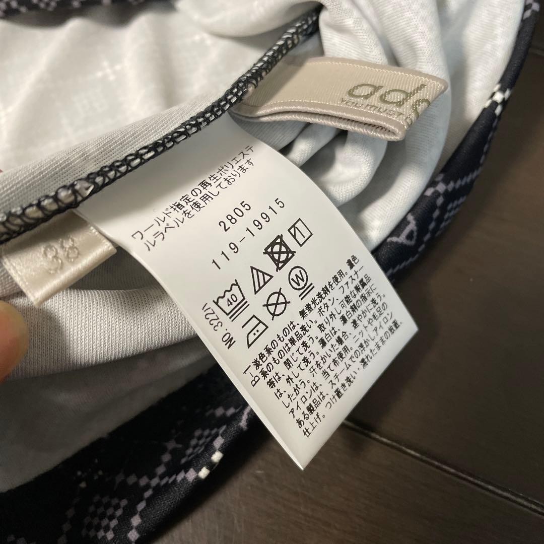 新品　未使用　adabat ゴルフ　ハイネック　シャツ　長袖　レディース　M