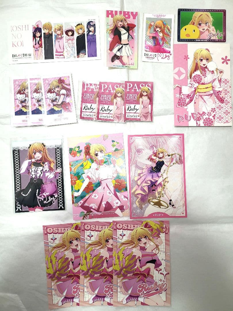 推しの子【星野ルビー】缶バッジ　クリアファイルセット