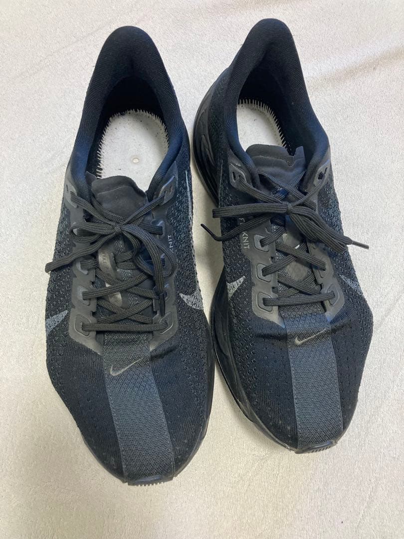NIKE ペガサスプラス 28㎝　ランニングシューズ　オールブラック風