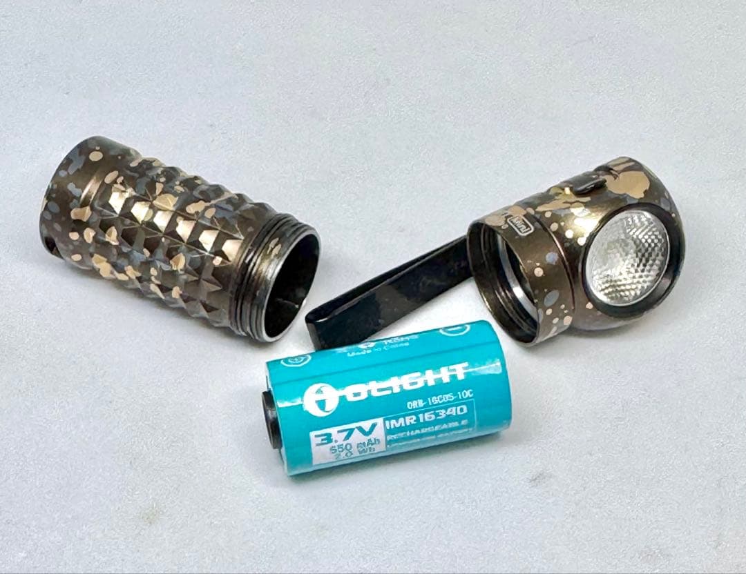 超希少品！オーライトOlight Perun Mini KIT カモフラージュ