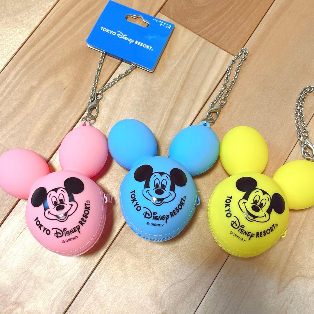 ディズニーリゾート ミッキーバルーン バッグチャーム ピンバッジ ケーブル