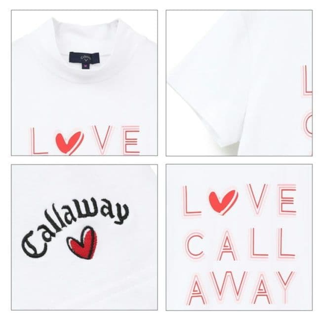 Callaway LOVE CALLAWAY ホワイトシャツ M