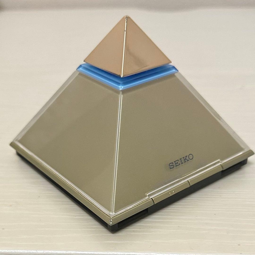 SEIKO セイコー 電波時計 置き時計 DA205G ピラミッドトーク