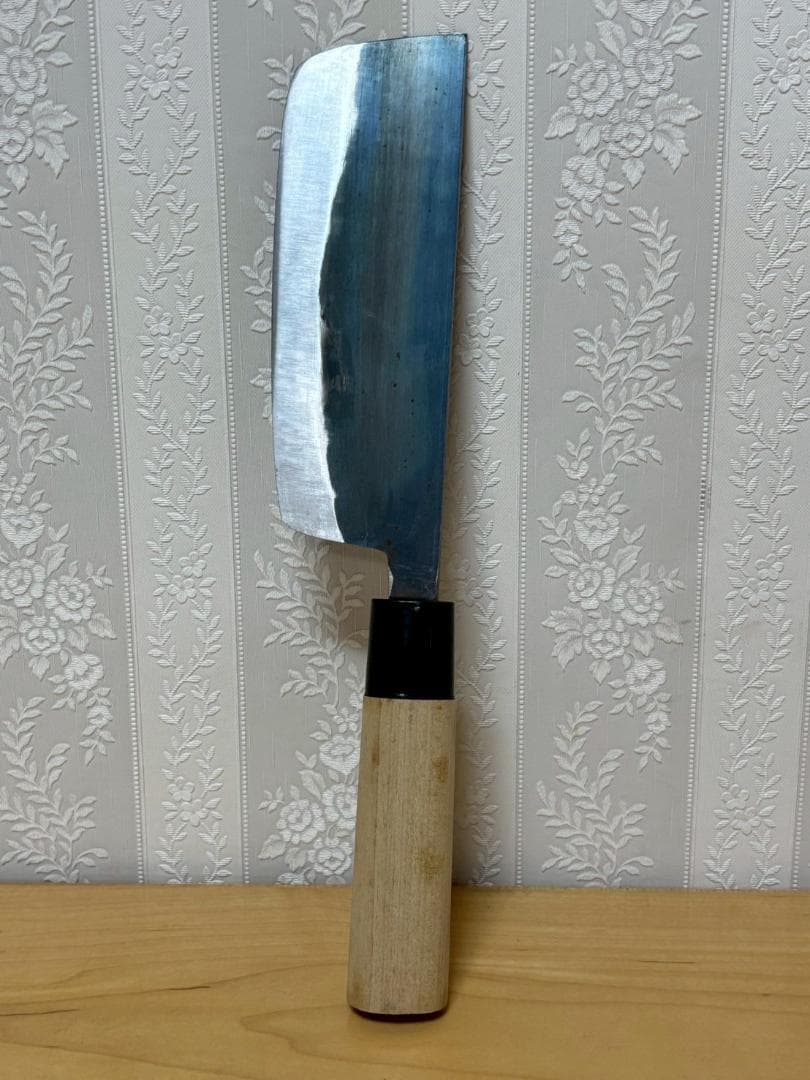 ③未使用品　正宗工芸美術製作所　相州鎌倉扇ヶ谷　正宗二十四代孫綱廣謹製　菜切包丁