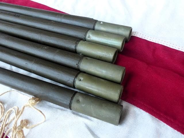 1968” 米軍実物 ナム戦 デッド!　テントポール　6本セット 軍幕 263