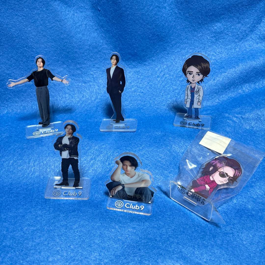 山下智久Club9 アクリルスタンド 6体セット