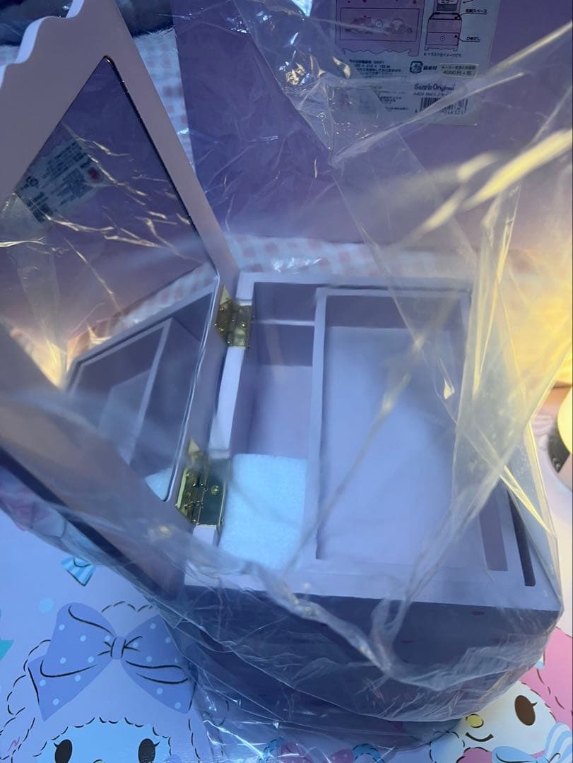 マイメロディ♡ ピアノ 木製ドレッサー いちご メイクボックス 激レア 箱つき