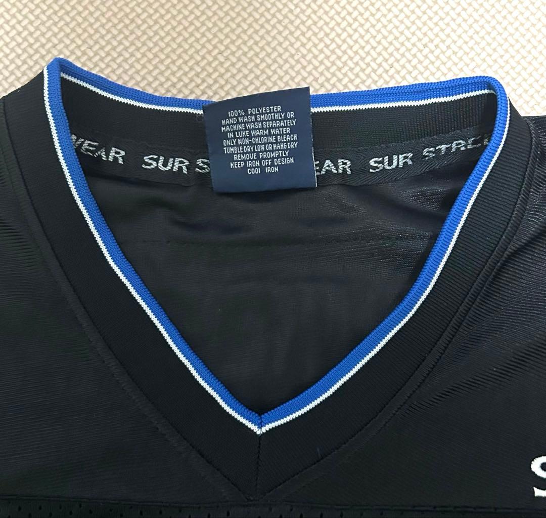 希少　SUR STREET WEAR フットボールシャツ