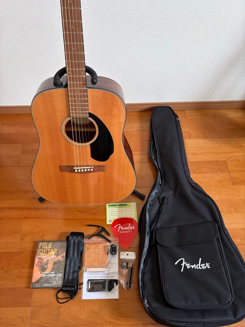 Fender アコースティックギター ギターケース付き