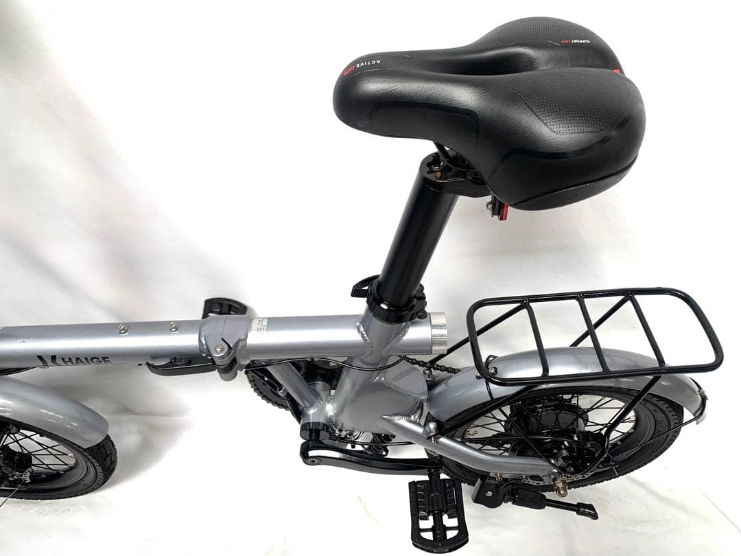 【即乘】送料無料HAIGE電動自転車 SHIMANO 7速16インチ動作確認済