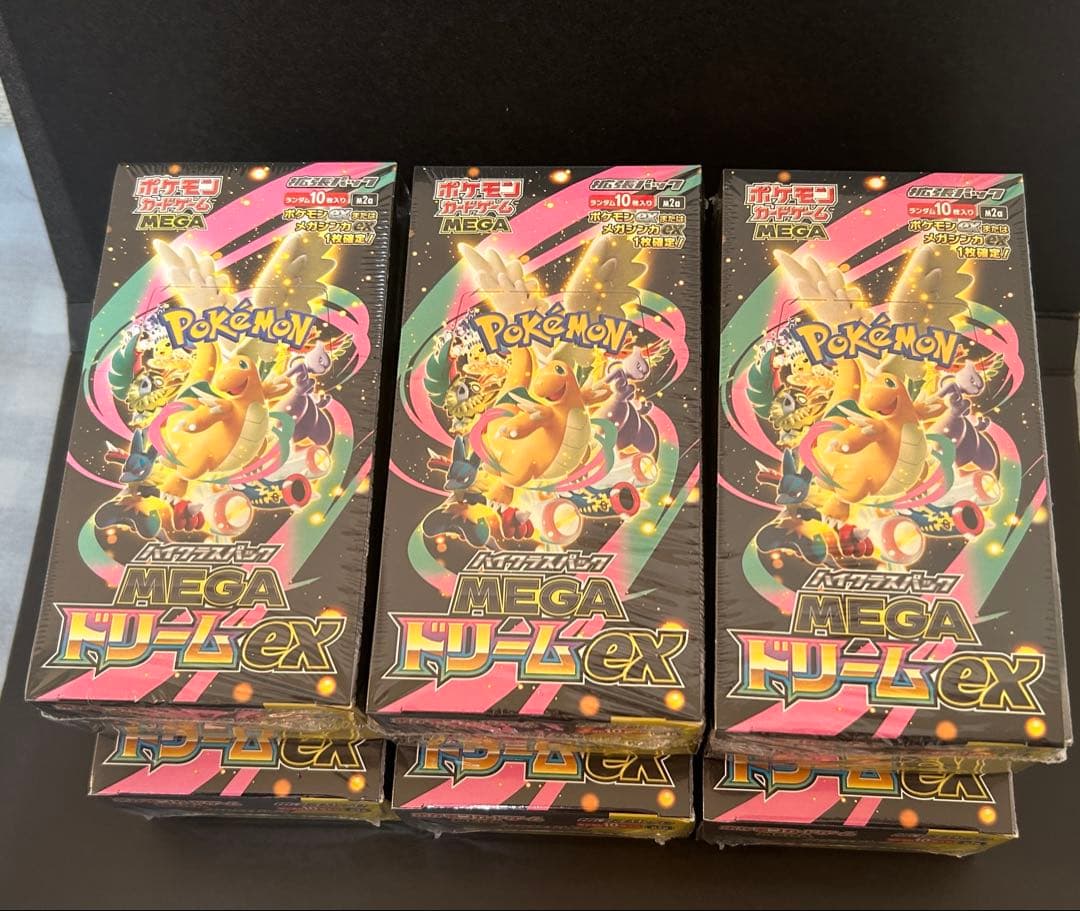 ポケモンカードゲー厶 MEGAドリームex 6BOX 未開封 シュリンク付き