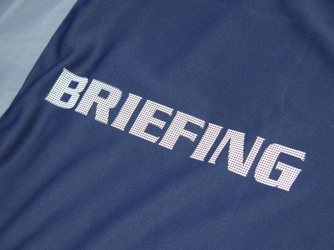 ⓂBRIEFING GOLFブリーフィングゴルフ ハーフジップフーディーNAVY