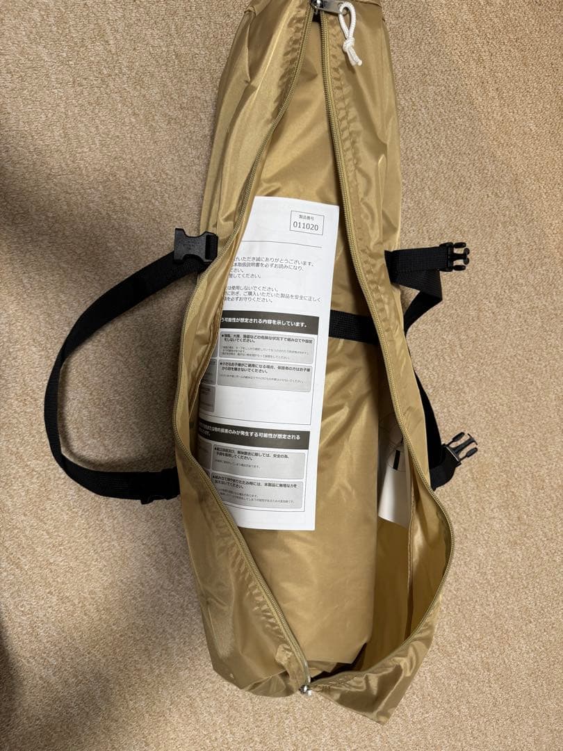 未使用品　いつかのタープ　ITSUKA NO TARP ベージュ タープ DOD