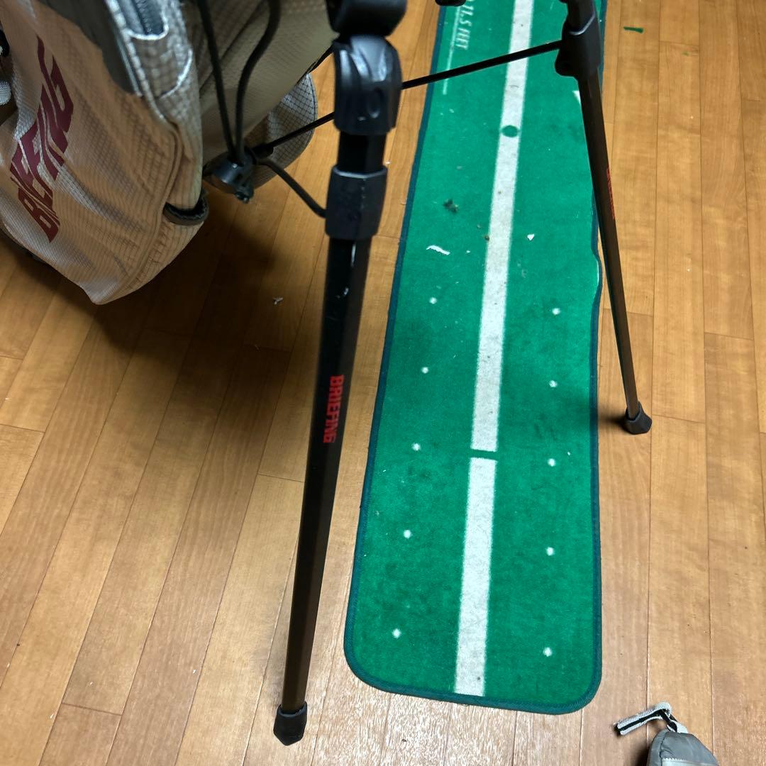 わ*ん様 BRIEFING キャディバッグ スタンド式 グレー　おまけ付き