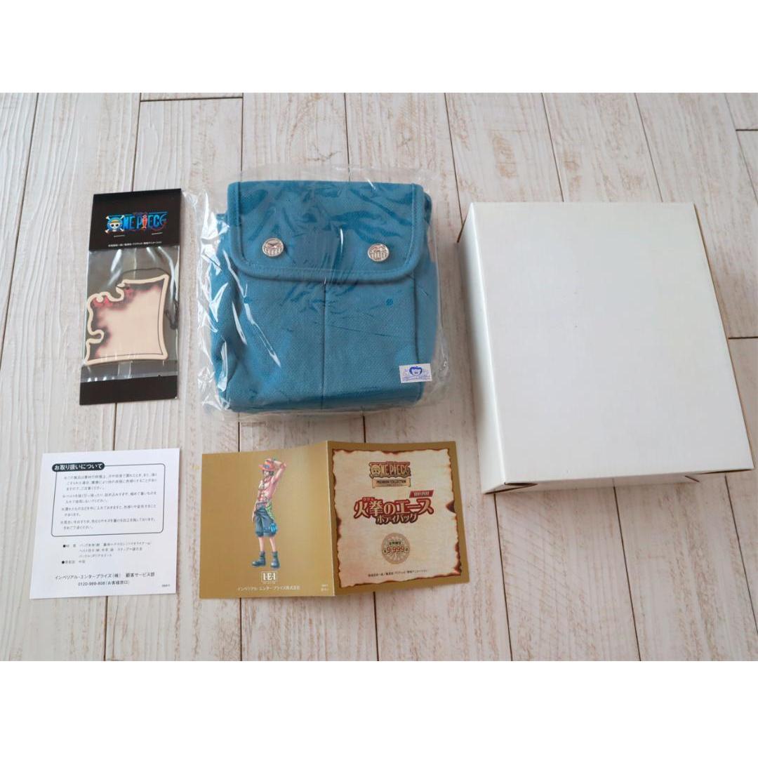公式　新品・未使用　ワンピース　火拳のエース　ボディバッグ＋ビブルカード