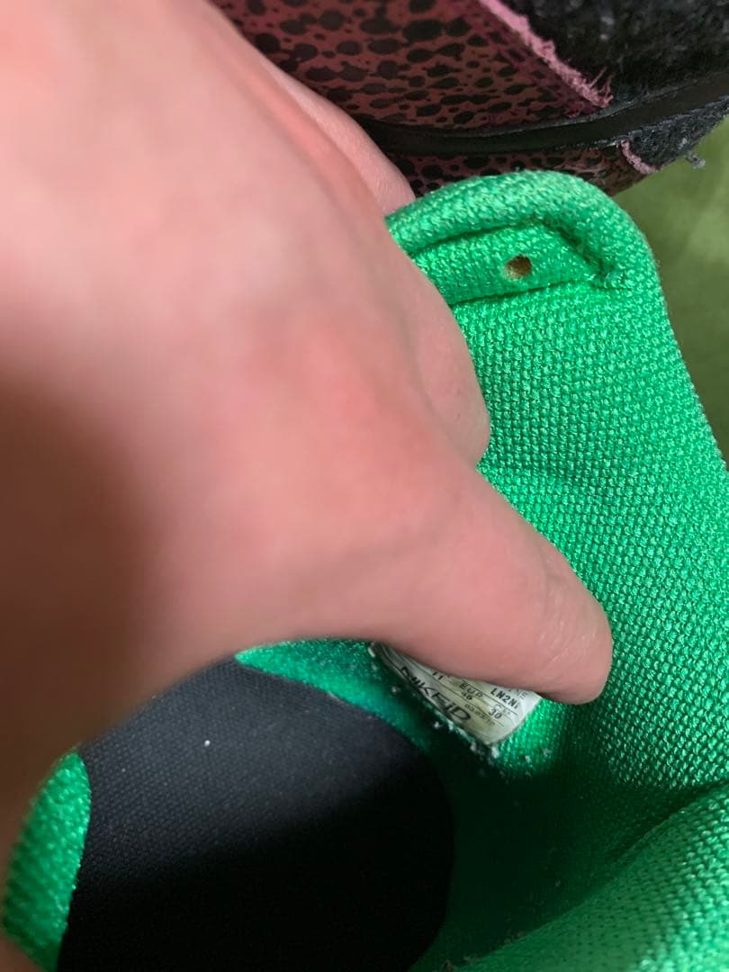 NIKE スニーカー　緑　ピンク　グリーン　30cm 中古