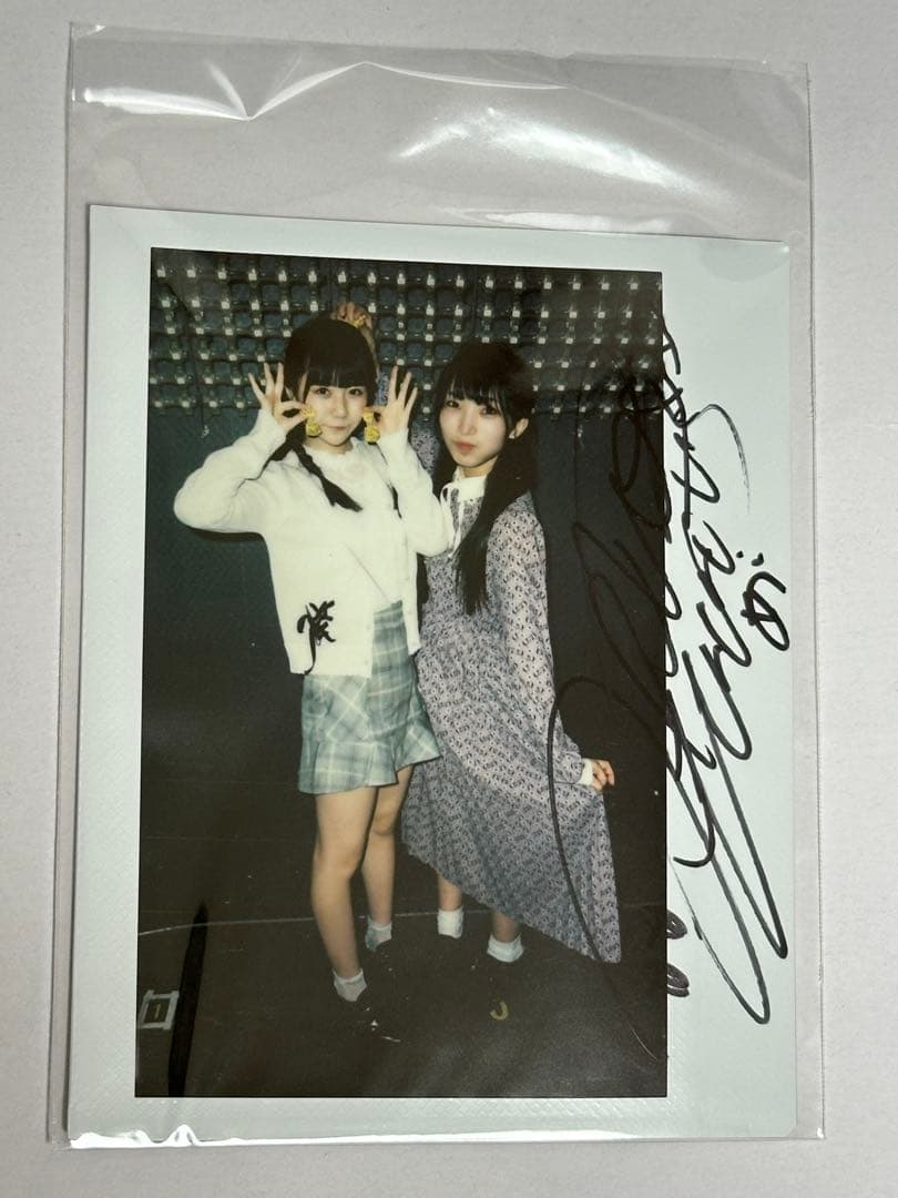 姫園あこ　山本あこ　才川つむぎ　直筆サイン入りチェキ　チェキ　ワイドチェキ