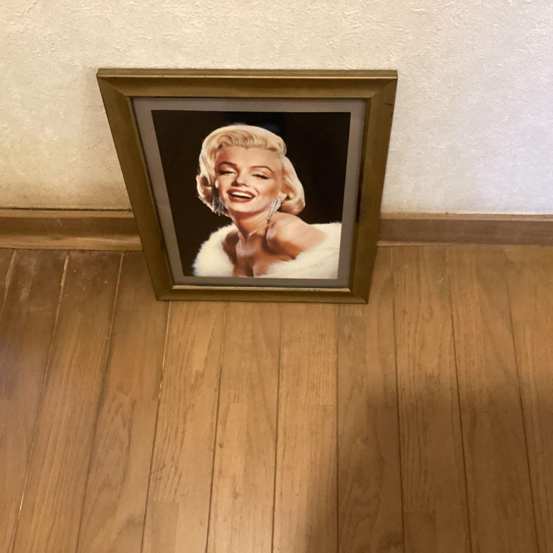 マリリンモンロー　　写真ブロマイドから　　額装仕立て品　　掲載可能品