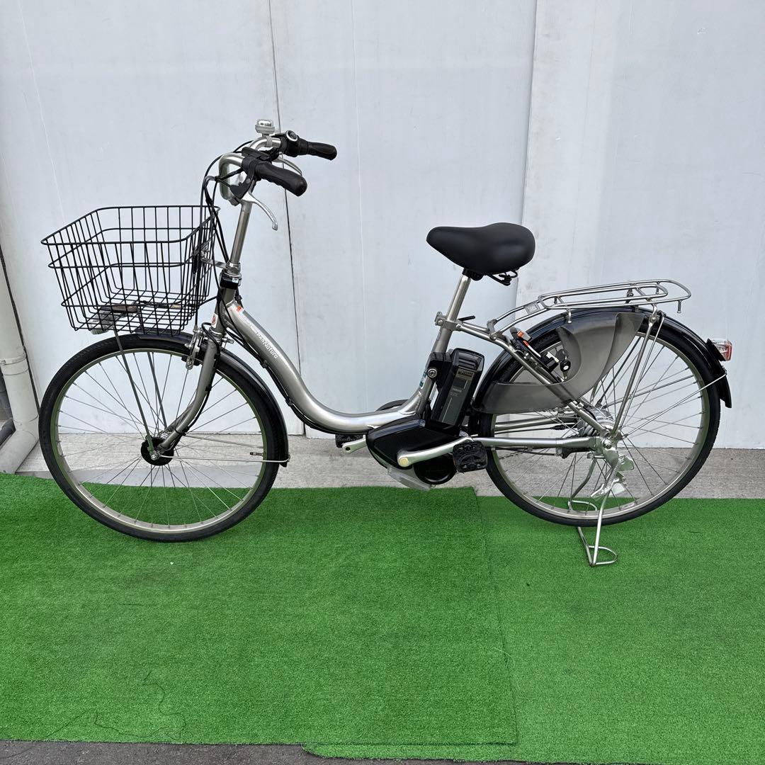 YAMAHAヤマハ電動アシスト自転車24インチ 12.3Ah シルバー