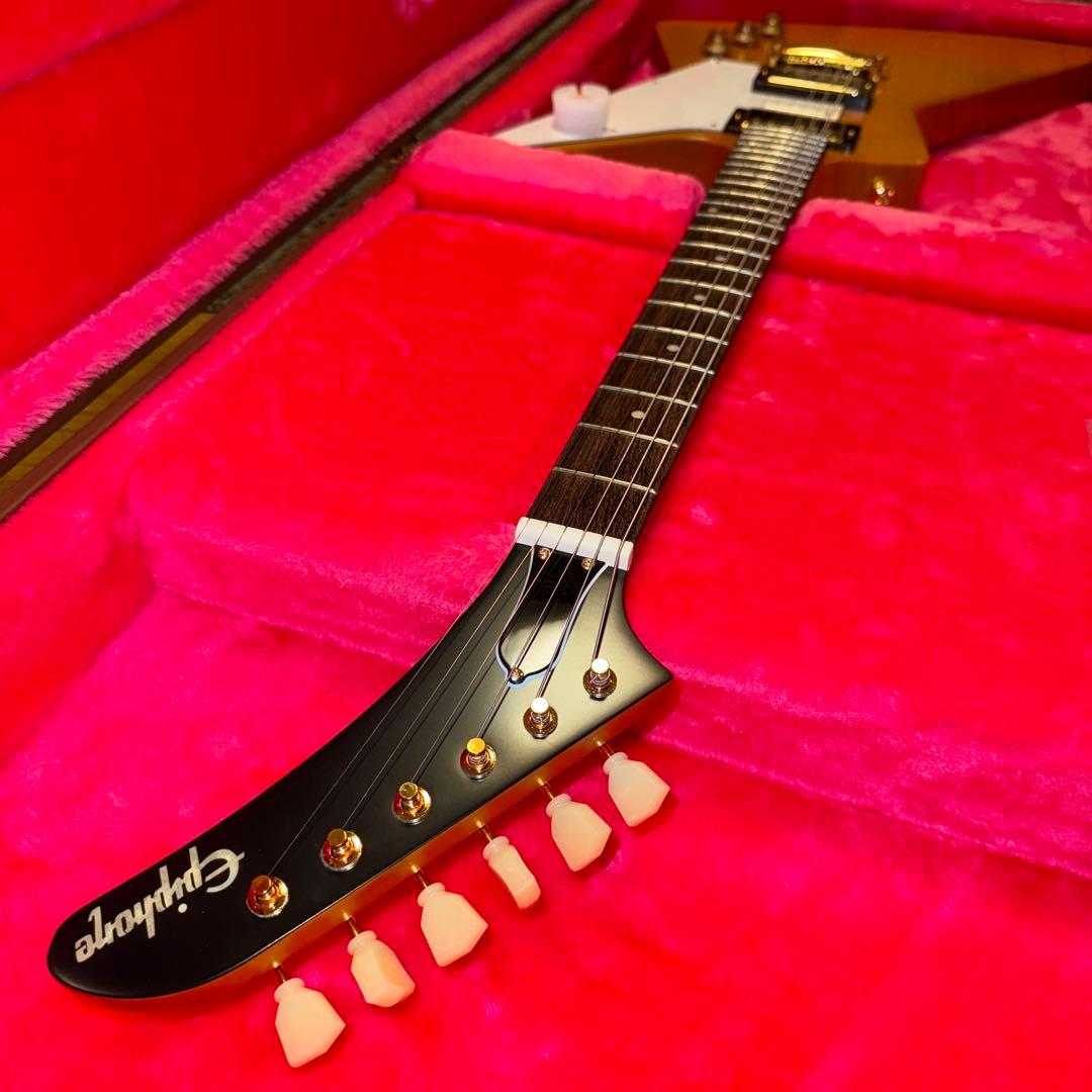 ギター Epiphone Korina Explorer Aged Natural