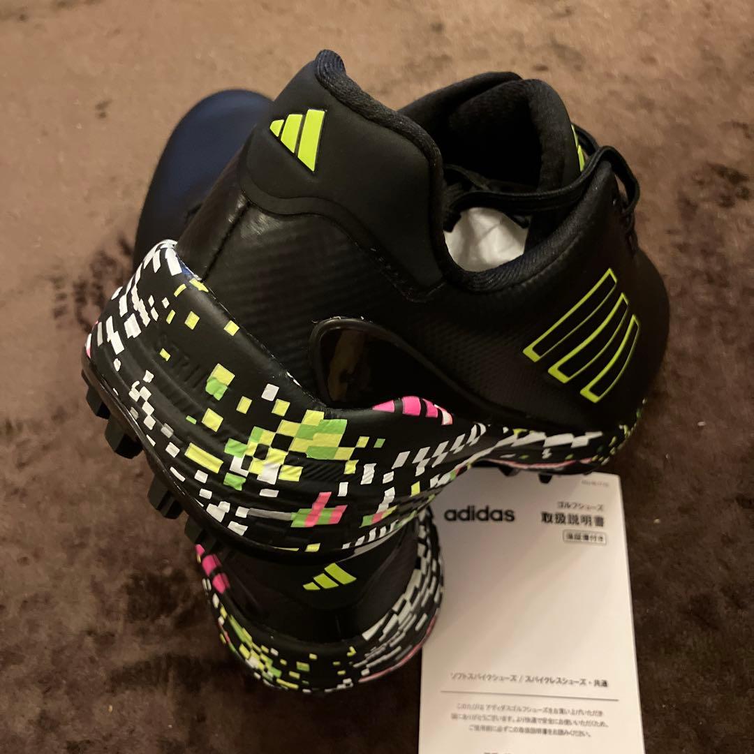 adidas グリッチデザイン　ゴルフシューズ US 9 新品
