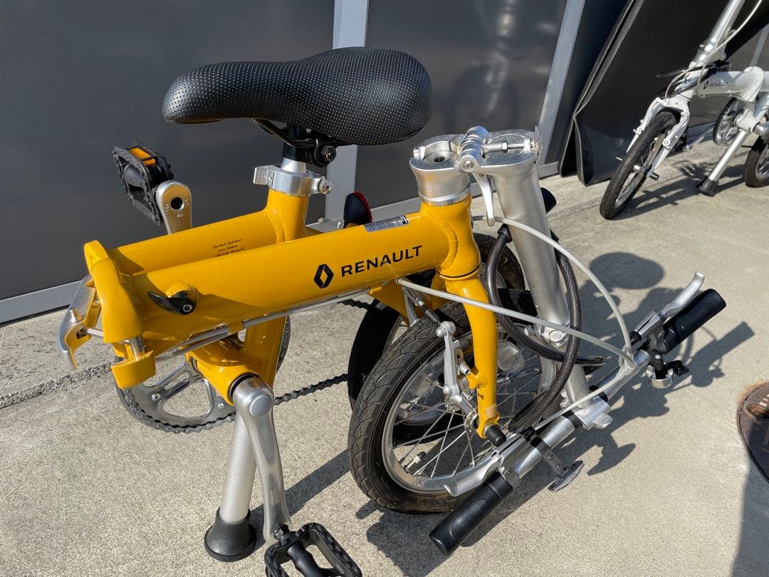 Renault light8折りたたみ自転車 美品イエロー手渡し希望