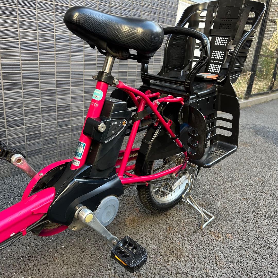パナソニック　電動自転車ギュット20インチ　前後チャイルドシート付き