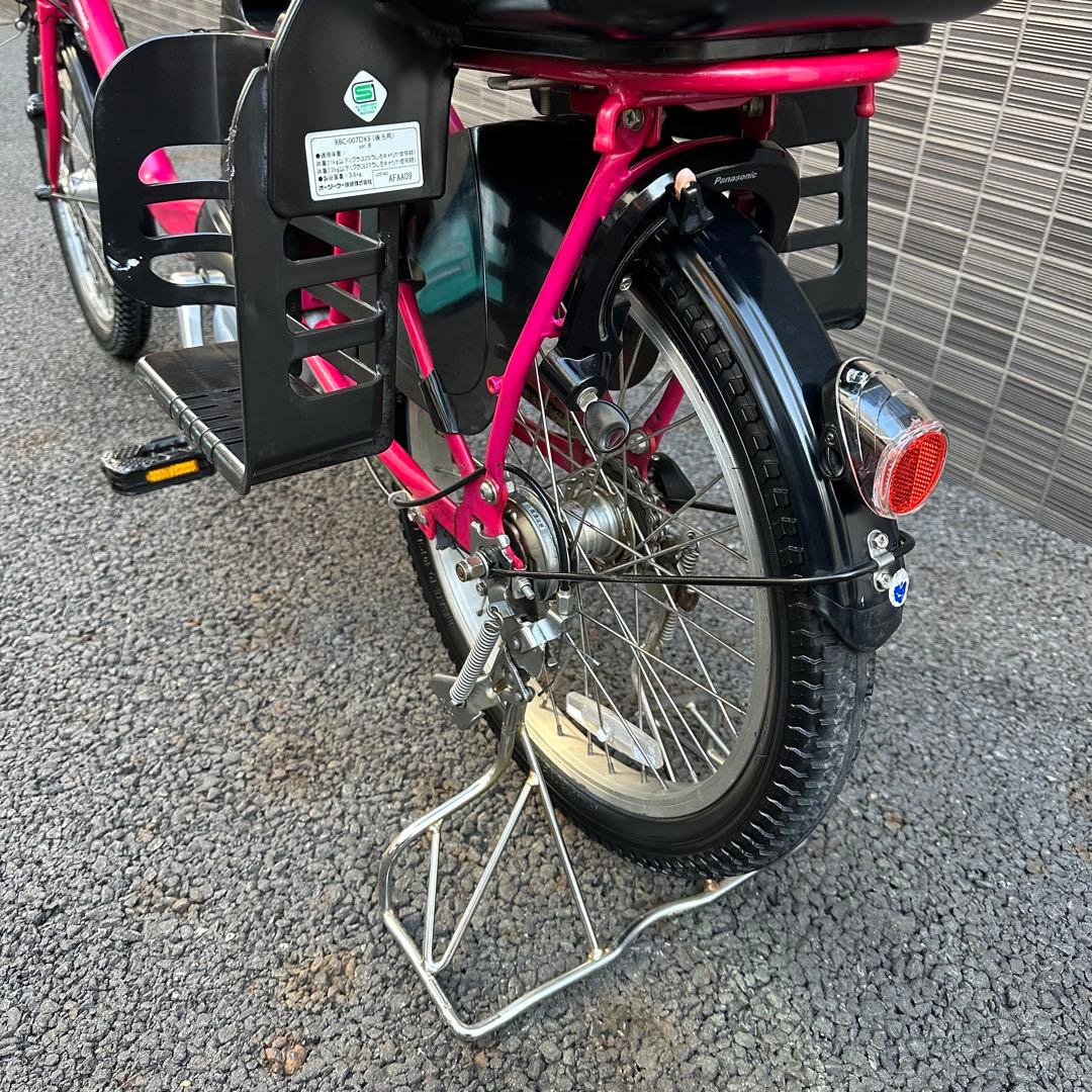 パナソニック　電動自転車ギュット20インチ　前後チャイルドシート付き