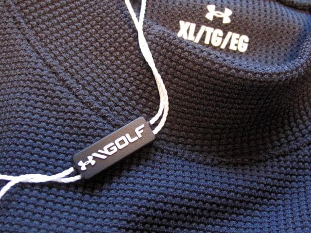Under Armour M's Golf XL モックネック ワッフル素材