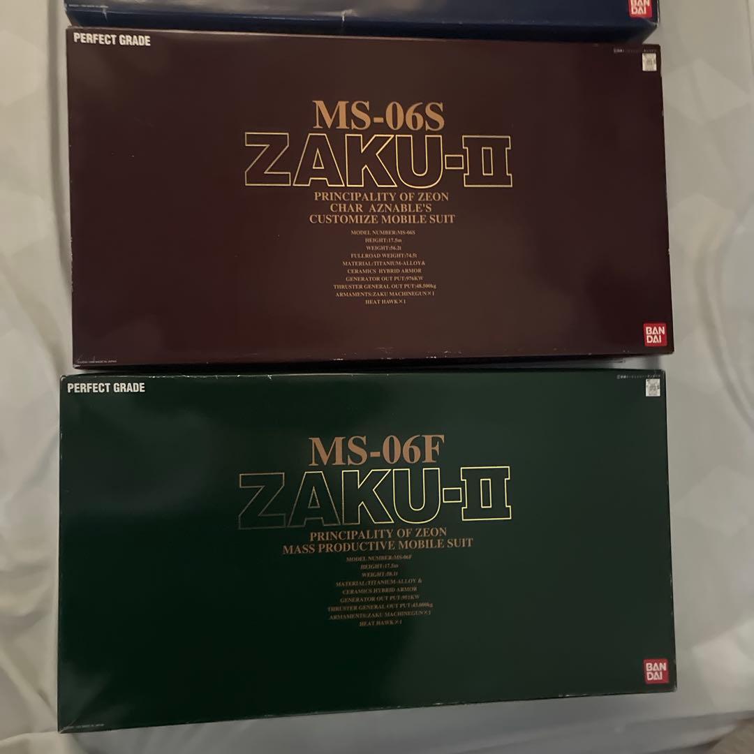 RX-78-2 GUNDAM&MS-06S&MS06F ZAKU-II セット