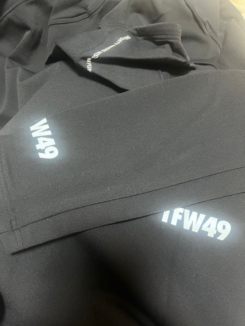 TFW49 LS BRUSHED HOODIE M ブラック