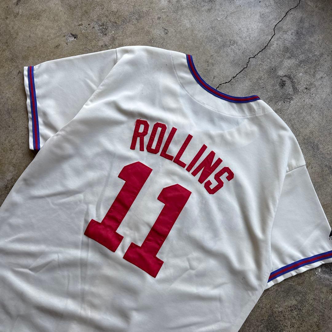 応援グッズ MLB Phillies Majestic game shirt