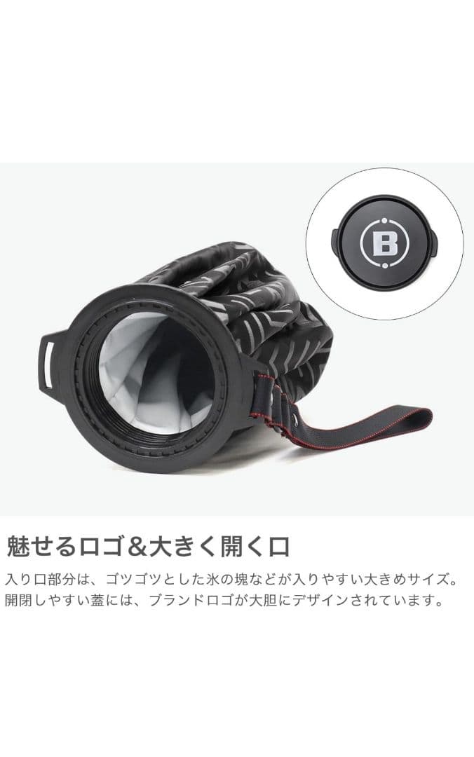 新品 BRIEFING ブリーフィングバイアスロゴジャガードアイスバッグブラック