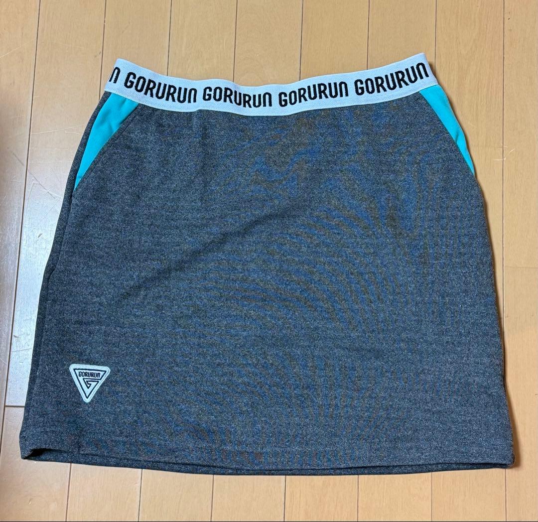 GORURUN ジップアップジャケットとスカート&Tシャツ&バイザー4点セット