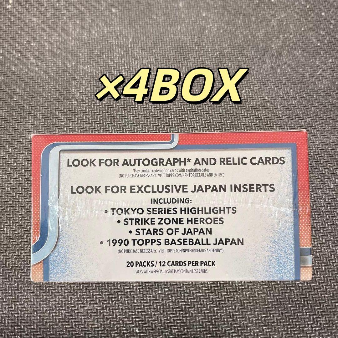 ポケモンカードゲーム Topps UPDATE SERIES 2025 MLB 4BOX