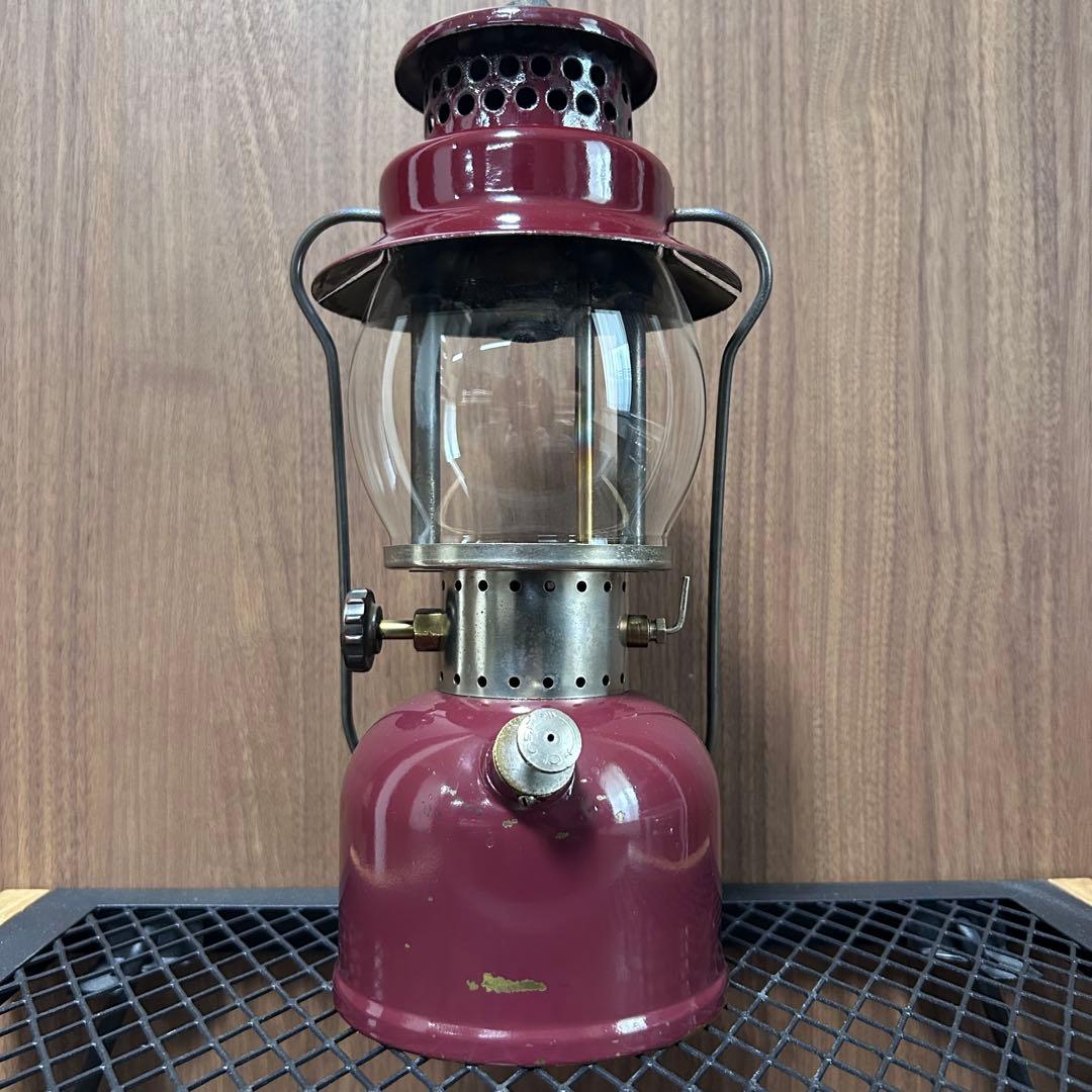 整備済み‼️☆Coleman 242B Custom lantern☆バーガンディ