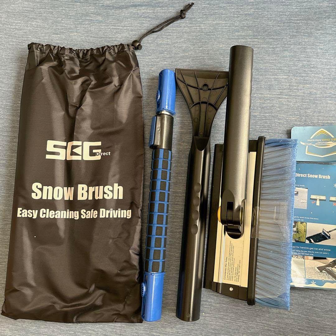 ⭐️ SEG  Brush 伸縮可能 雪かき スノーブラシ 伸縮式 雪