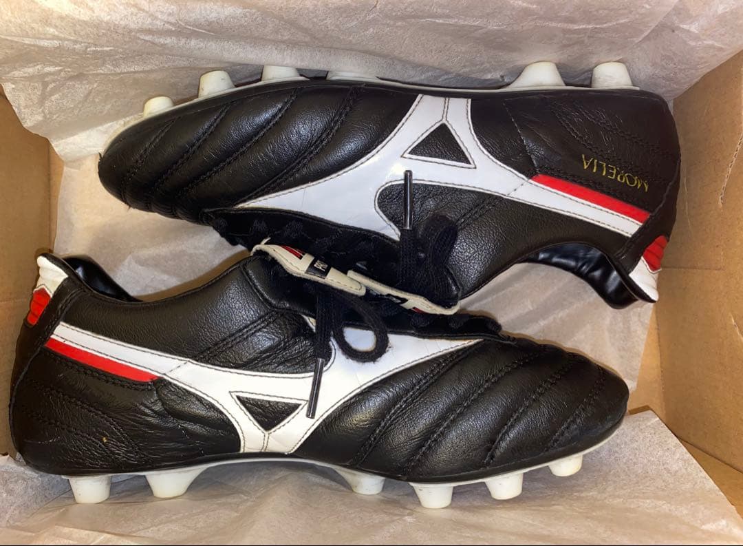 ミズノ　モレリア　Mizuno Morelia ブラック　23.5cm