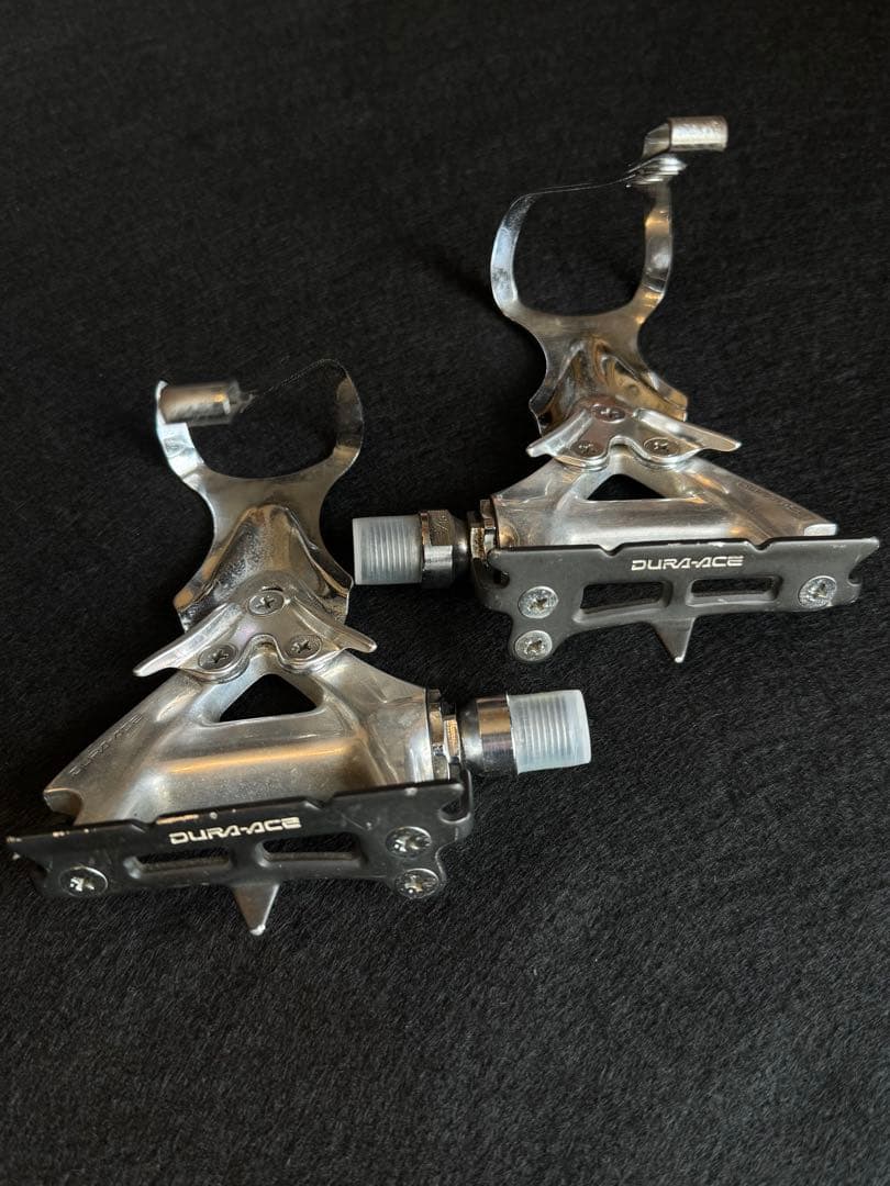 DURA-ACE PD7400 エアロペダル ヴィンテージ トゥークリップ付き