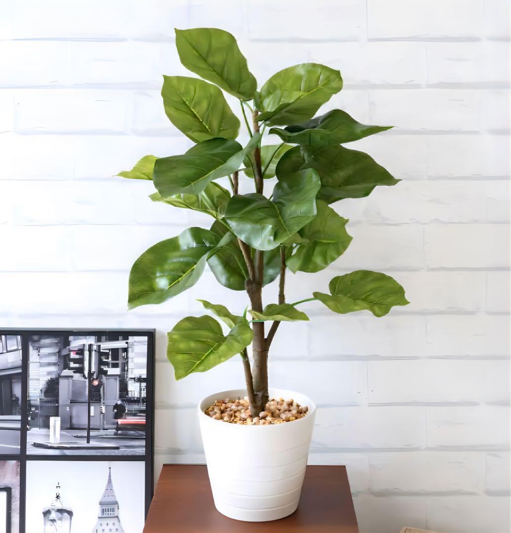 光触媒　人工観葉植物　ウォールグリーン　フェイクグリーン　ウンベラータポットjt