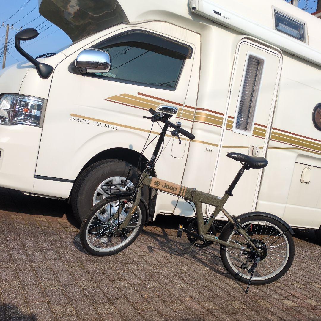 Jeep 折りたたみ自転車 　JE-206G 直接引き渡し限定★静岡県伊豆市付近