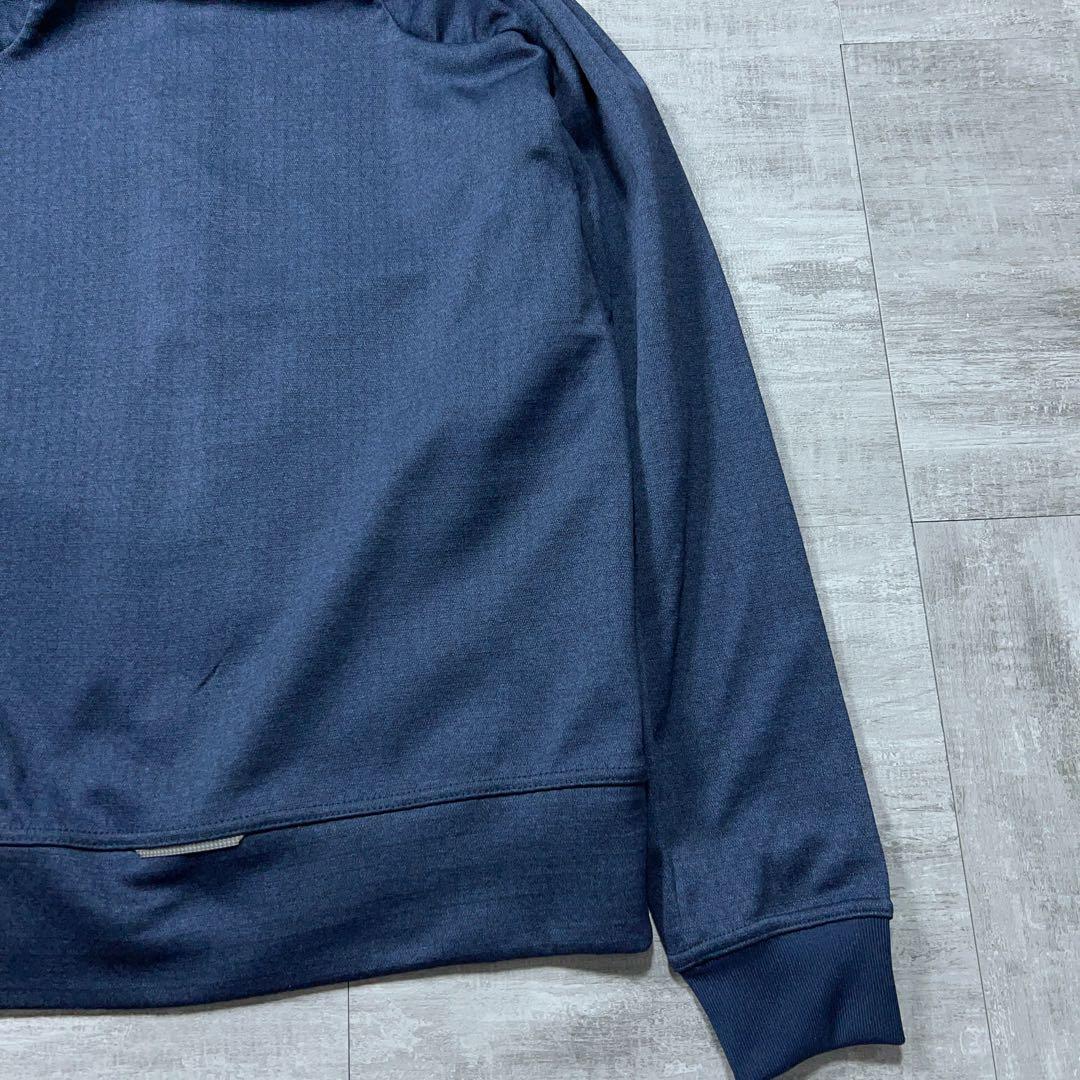 美品 OAKLEY オークリー ジャージ セットアップ 上下 ロゴ ネイビー M