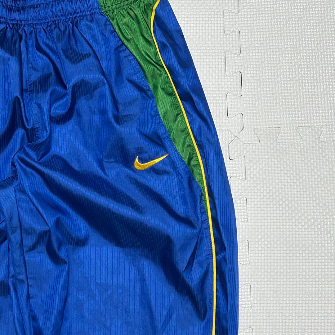 NIKE ピステ　セットアップ　L ブルー　刺繍ロゴ　サッカー　フットサル