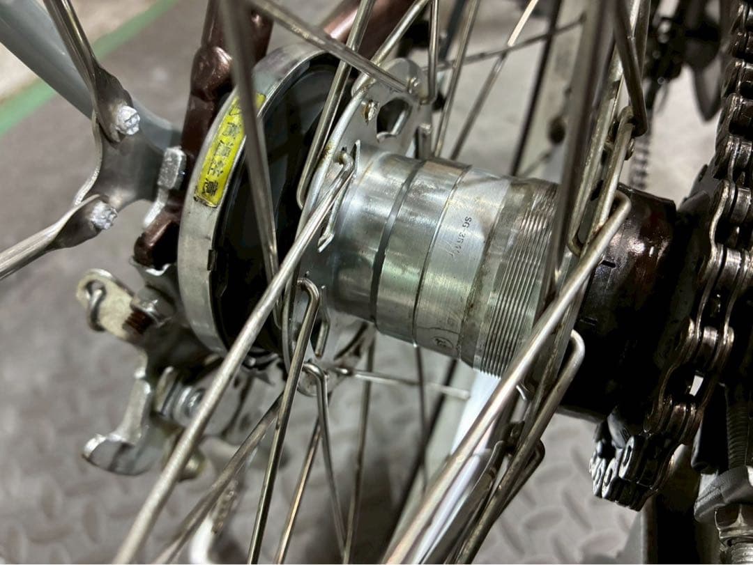 №8705電動自転車パナソニック ビビL 20インチ　ブラウン