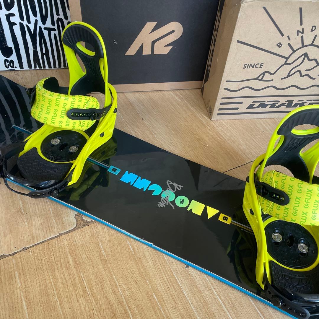 BURTON×FLUX　バートン　マクモリス愛用スノーボード　バインディング付