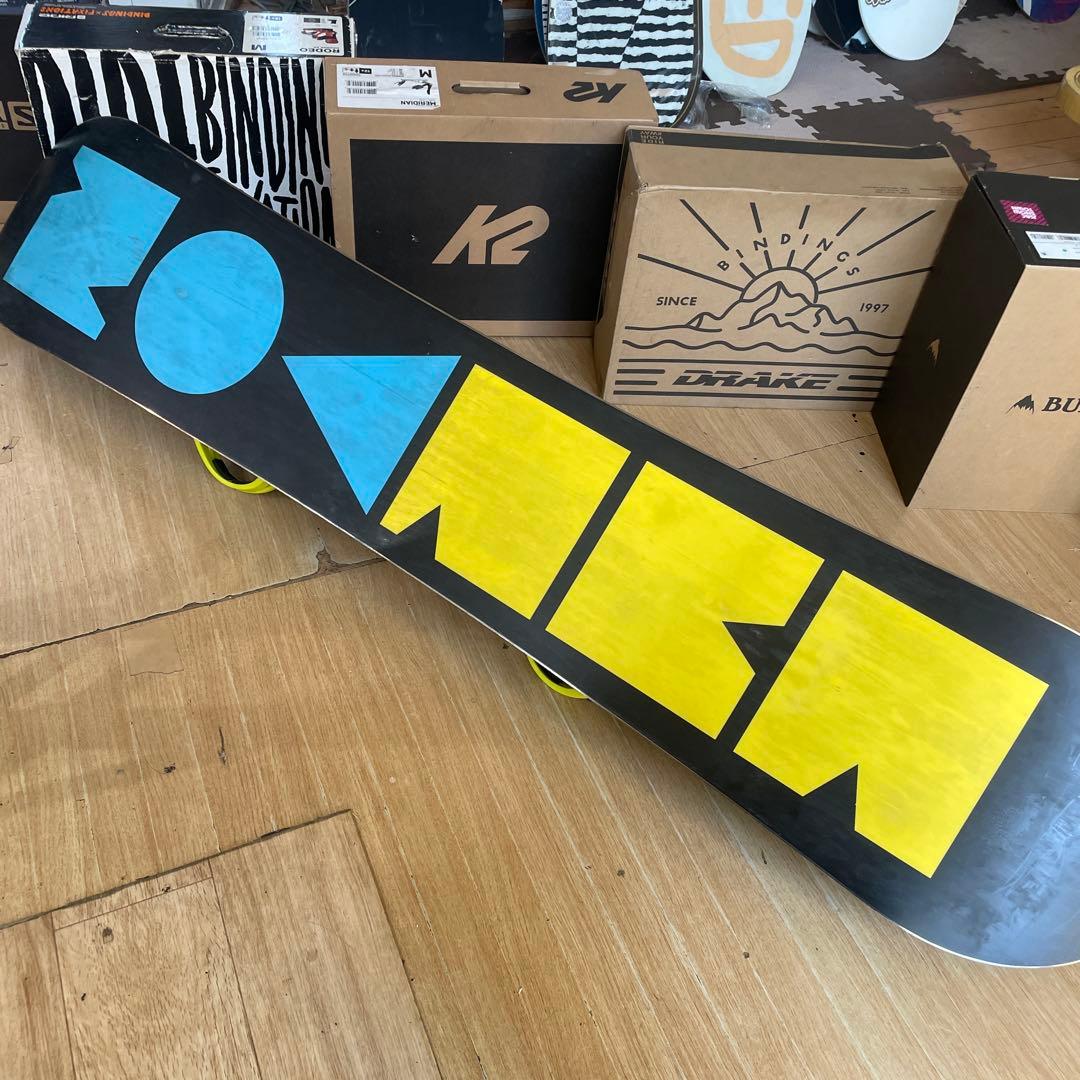 BURTON×FLUX　バートン　マクモリス愛用スノーボード　バインディング付