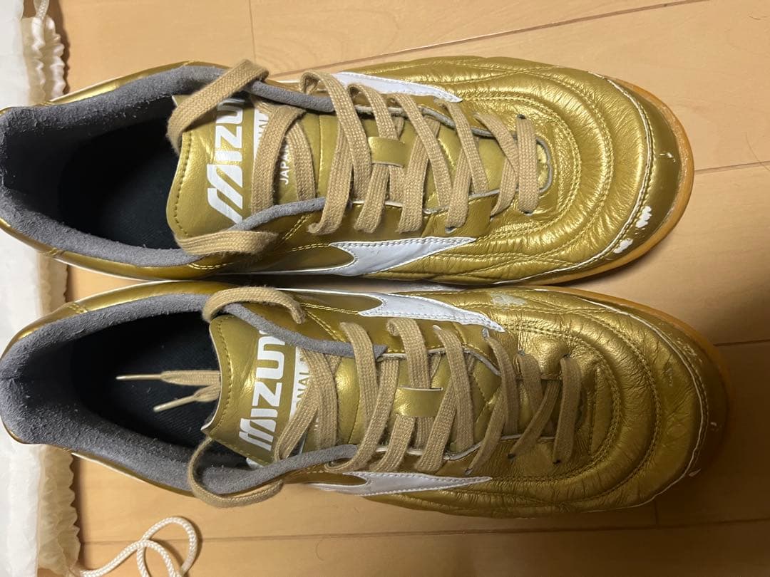 Mizuno モレリア　フットサルシューズ　ゴールド 27.5cm